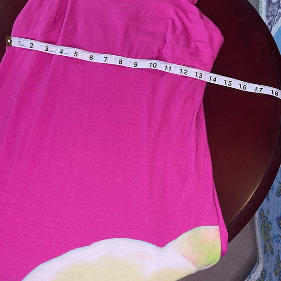 CYNTHIA ROWLEY Pink Tossed Poppies High-Low Sundress - Picture 14 of 14